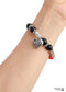 Pulsera Boho, Pulsera Elástica, 7 Chakras Negra